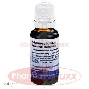 ACIDUM SULFURICUM KOMPLEX fluessig, 20 ml