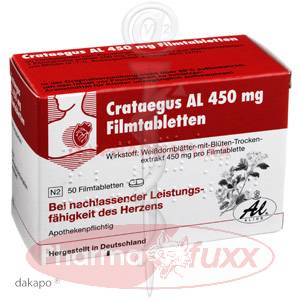 CRATAEGUS AL 450 mg Filmtabl., 50 Stk