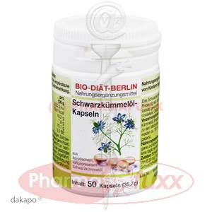 SCHWARZKUEMMELOEL KAPSELN Bio Diaet, 50 Stk