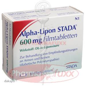ALPHA LIPON STADA 600 mg Filmtabl., 30 Stk