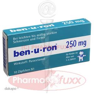 BENURON 250 mg Kleinkdr.Suppos., 10 Stk
