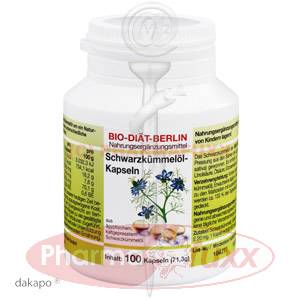 SCHWARZKUEMMELOEL KAPSELN Bio Diaet, 100 Stk