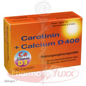 CAROTININ + Calcium D 400 Kapseln, 30 Stk