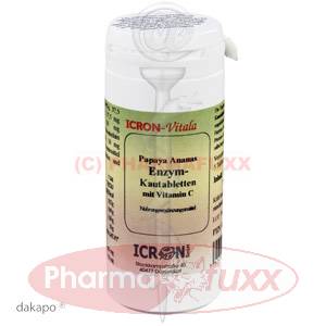PAPAYA Ananas Enzym Icron Vitala Kautabl., 100 Stk