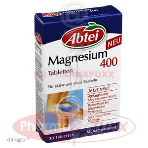 ABTEI Magnesium 400 Tabl., 30 Stk
