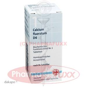 BIOCHEMIE 1 Calcium fluoratum D 6 Tabl., 80 Stk