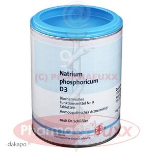 BIOCHEMIE 9 Natrium phosphoricum D 3 Tabl., 1000 Stk