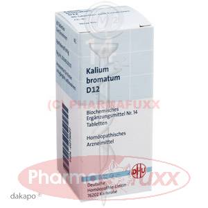 BIOCHEMIE 14 Kalium bromatum D 12 Tabl., 80 Stk