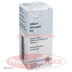 BIOCHEMIE 16 Lithium chloratum D 6 Tabl., 80 Stk