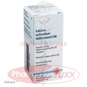 BIOCHEMIE 18 Calcium sulfuratum D 6 Tabl., 80 Stk