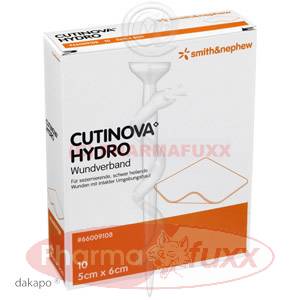 CUTINOVA Hydro 5x6cm haftende Wundauflage, 10 Stk