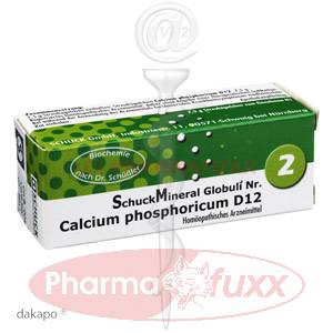 SCHUCKMINERAL Globuli 2 Calcium phosph. D12, 7,5 g