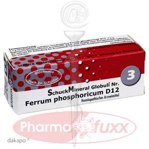 SCHUCKMINERAL Globuli 3 Ferrum phosph. D12, 7,5 g
