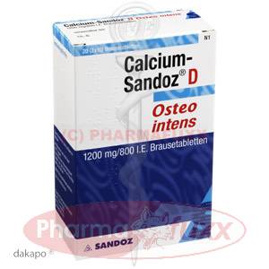 CALCIUM SANDOZ D Osteo intens 1200mg/800I.E., 20 Stk