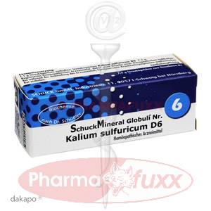 SCHUCKMINERAL Globuli 6 Kalium sulf. D6, 7,5 g