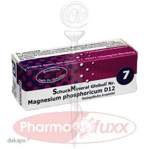 SCHUCKMINERAL Globuli 7 Magnesium phosph. D12, 7,5 g