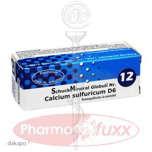 SCHUCKMINERAL Globuli 12 Calcium sulf. D6, 7,5 g