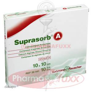 SUPRASORB A Calciumalginat Kompr.10x10cm 20441, 10 Stk