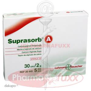 SUPRASORB A Calciumalginat Tampon.30cm/2g 20445, 5 Stk