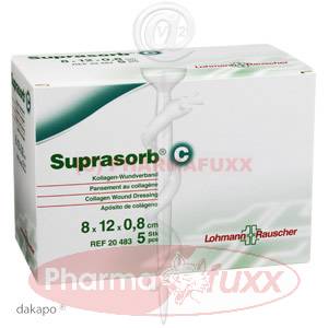 SUPRASORB C Kollagen Wundverb.8x12x0,8cm 20483, 5 Stk