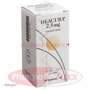 DEACURA 2,5 mg Tabl., 50 Stk