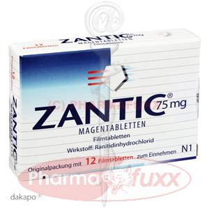 ZANTIC 75 mg Magentabletten, 12 Stk