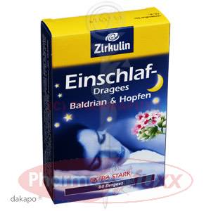 ZIRKULIN Einschlaf Dragees Baldrian+Hopfen, 80 Stk