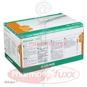 OMNICAN 100 1ml Ins.Spr.m.Kan.0,30x8mm, 100 Stk