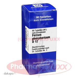 BIOCHEMIE 3 Ferrum phosphoricum D 12 Tabl., 80 Stk