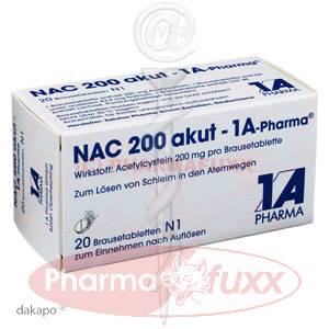 NAC 200 akut 1A Pharma Brausetabl., 20 Stk