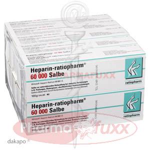 HEPARIN RATIOPHARM 60 000 Salbe, 1000 g