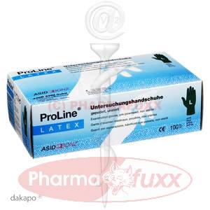 PROLINE Latex Untersuchungshandschuhe L, 100 Stk