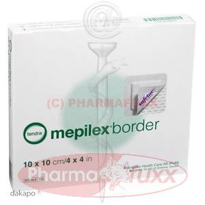 MEPILEX Border Schaumverband 10x10cm, 5 Stk
