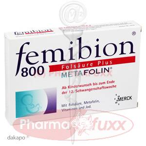 FEMIBION 800 Fols.Plus Metafolin Tabl., 60 Stk