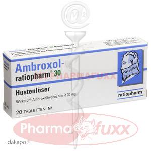 AMBROXOL ratiopharm 30 Hustenloeser Tabl., 20 Stk