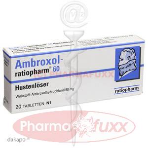 AMBROXOL ratiopharm 60 Hustenloeser Tabl., 20 Stk