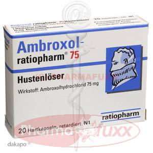 AMBROXOL ratiopharm 75 Hustenloeser Retardkaps., 20 Stk