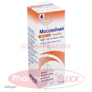 MUCOSOLVAN Tropfen 30 mg/2 ml, 100 ml