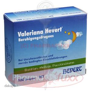 VALERIANA HEVERT Beruhigungsdrag., 100 Stk