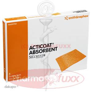 ACTICOAT Absorbent 5x5cm Wundverband, 5 Stk