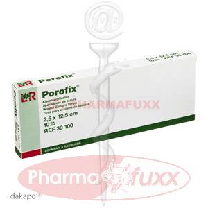 POROFIX Klammerpflaster 12,5x2,5cm 30100, 10 Stk