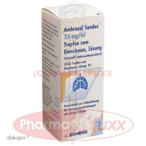 AMBROXOL Sandoz 7,5 mg/ml Tropfen, 50 ml
