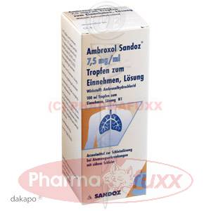 AMBROXOL Sandoz 7,5 mg/ml Tropfen, 100 ml