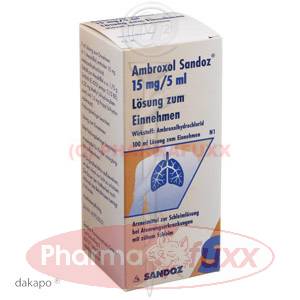 AMBROXOL Sandoz 15 mg/5 ml Loesung, 100 ml