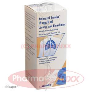 AMBROXOL Sandoz 15 mg/5 ml Loesung, 250 ml