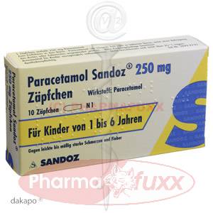 PARACETAMOL Sandoz 250 mg Suppos., 10 Stk