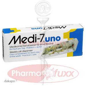 MEDI 7 Uno Medikamenten Dosierer f.7 Tage, 1 Stk