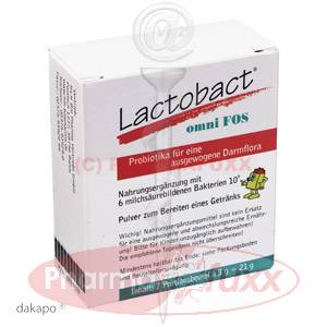 LACTOBACT Omni Fos 7 Tage Packung Pulver, 7 Stk