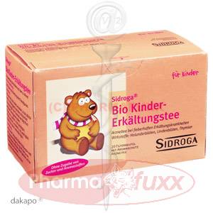 SIDROGA Bio Kinder Erkaeltungstee Filterbtl., 20 Stk