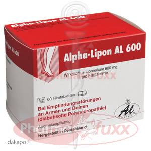 ALPHA LIPON AL 600 Filmtabl., 60 Stk